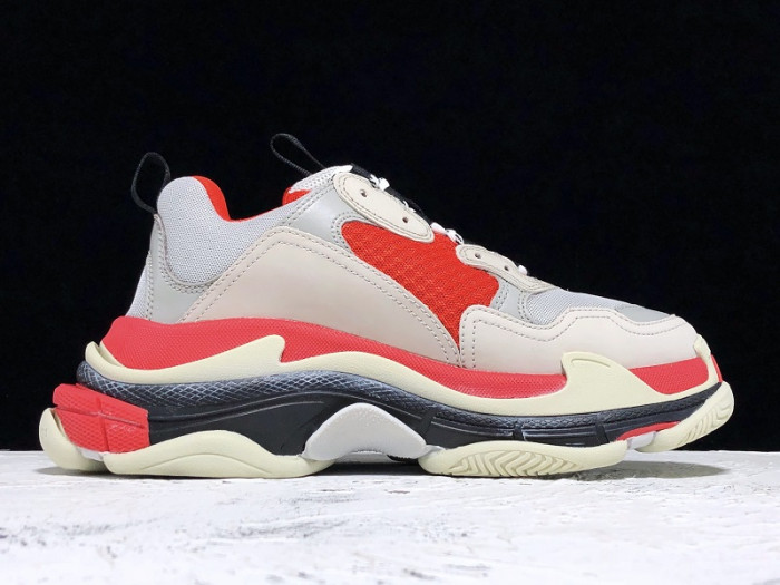 BLCG Triple S Red Grey White 536737 W09OH 6495 - CCSHOES