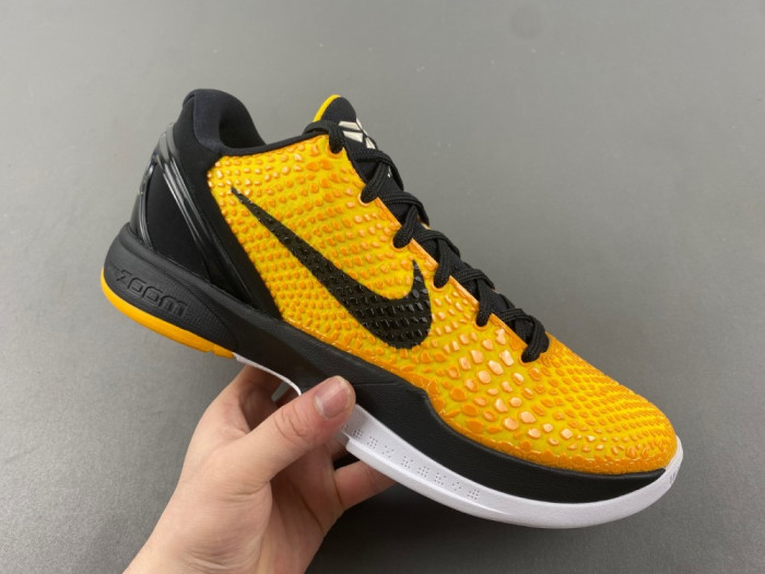 NIKE KOBE 6 PROTRO “LIGHTBULB” BLACK YELLOW 429659-700 - CCSHOES
