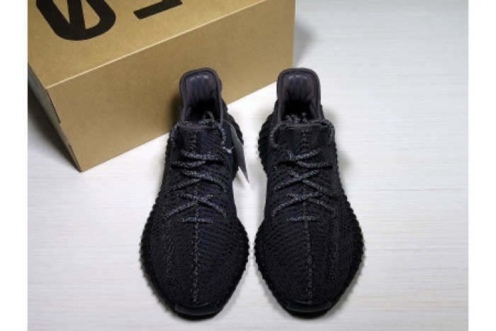 ADIDAS MENS YEEZY BOOST 350 V2 BLACK FU9006 - CCSHOES