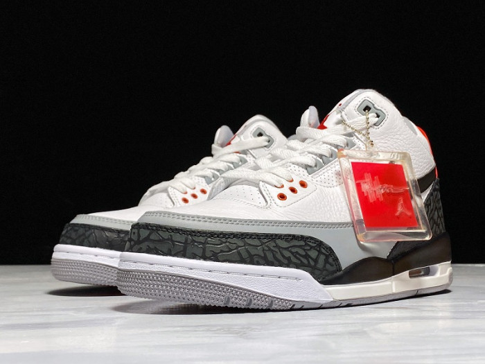 Air Jordan 3 Retro NRG Tinker Fire Red mens AQ3835-160 - CCSHOES