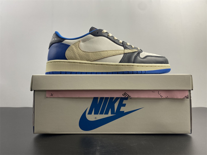 Fragment Design x Travis Scott x Air Jordan 1 Retro Low DM7866-140 - CCSHOES