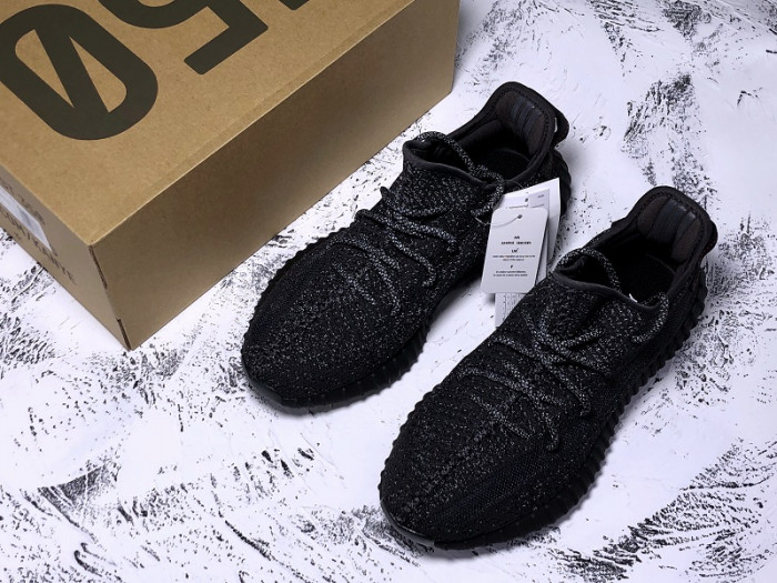 Adidas Yeezy Boost 350 V2 Static Black (Reflective) - FU9007 - CCSHOES