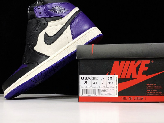 Air Jordan 1 Court Purple 555088-501 - CCSHOES