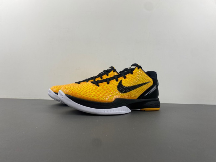 NIKE KOBE 6 PROTRO “LIGHTBULB” BLACK YELLOW 429659-700 - CCSHOES