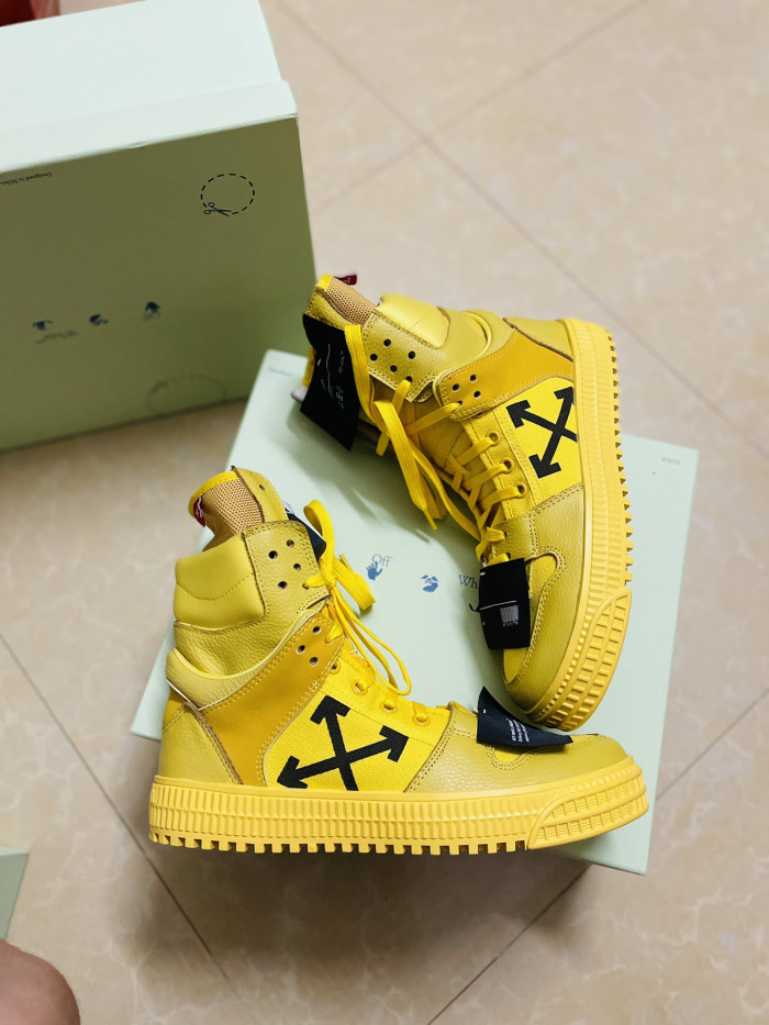 OFF-WHITE HIGH TOP SNEAKER - CCSHOES
