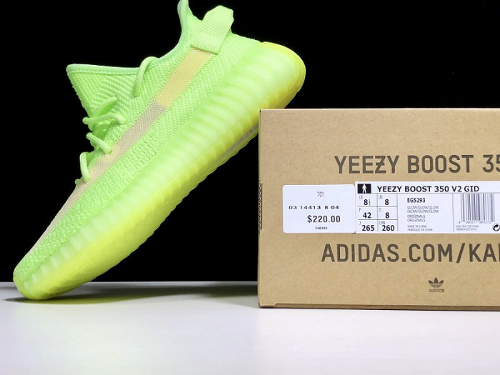 Adidas Yeezy Boost 350 V2 “Glow in the Dark” EG5293 - CCSHOES