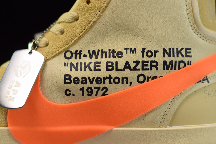 Off-White x Nike Blazer Mid “All Hallows Eve” AA3832-700 - CCSHOES