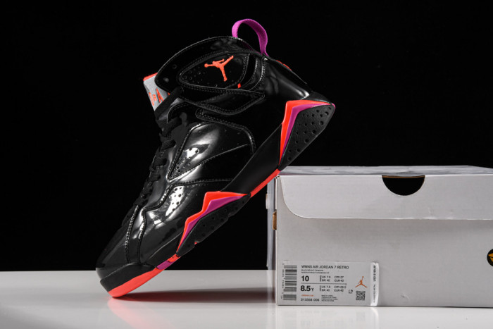 Air Jordan 7 Retro Black Patent 313358-006 - CCSHOES