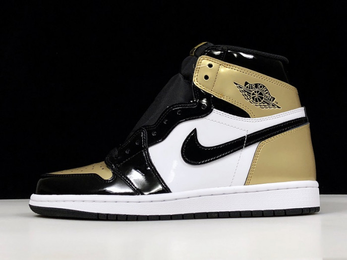 Air Jordan 1 Retro High Glod Toe 861428-007 - CCSHOES