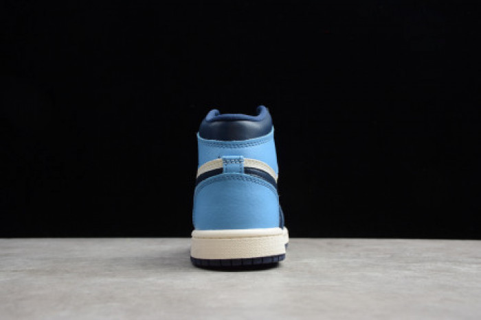 KIDS AIR JORDAN 1 OBSIDIAN UNIVERSITY BLUE (555088-140) - CCSHOES