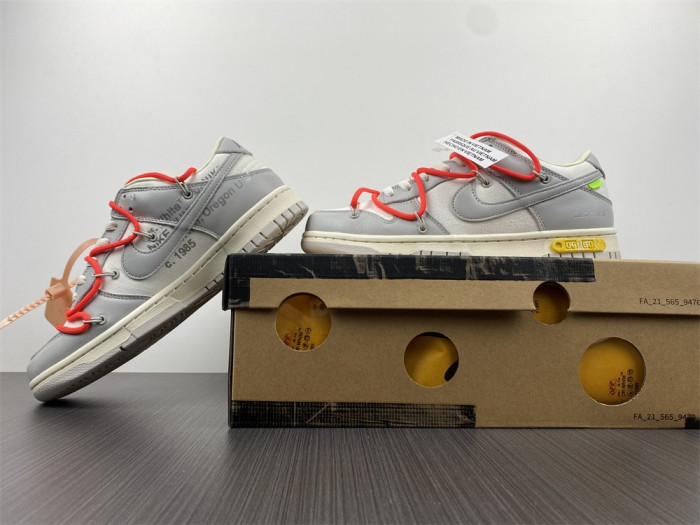 Off-White x Dunk Low 'Lot 06 of 50' DJ1602-110 - CCSHOES