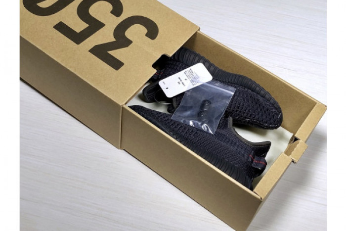 ADIDAS KIDS YEEZY BOOST 350 V2 BLACK (NON-REFLECTIVE) FU9013 - CCSHOES