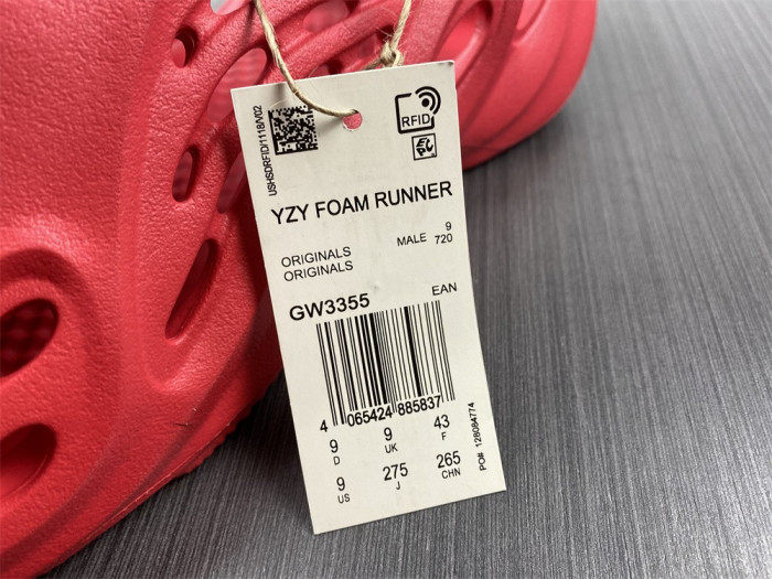 Adidas Yeezy Foam Red CW3355 - CCSHOES