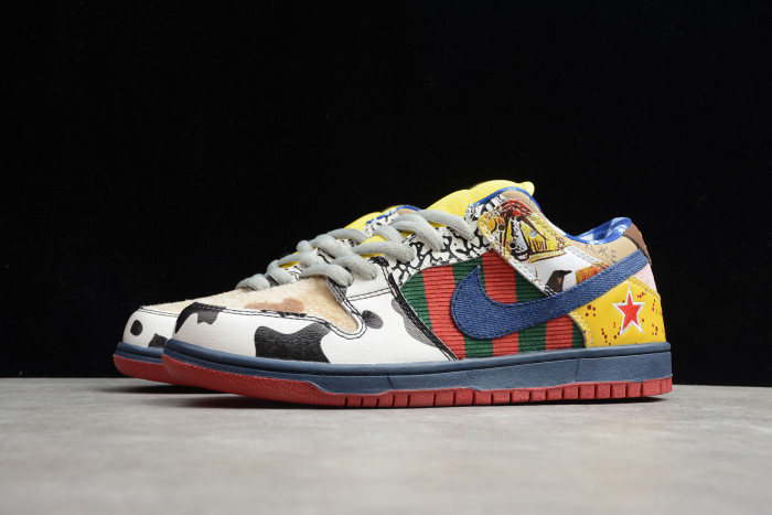 NIKE DUCK LOW PRO WHITE RED YELLOW 318403-175 - CCSHOES