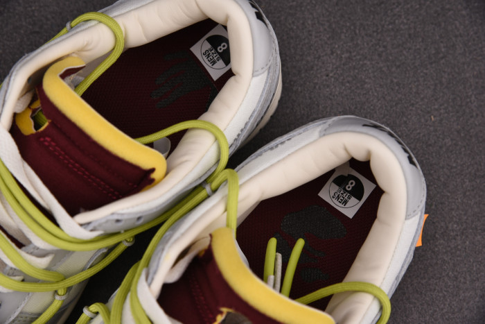 OFF-WHITE X NIKE DUNK LOW THE 50 WHITE GREY DM1602-106 - CCSHOES