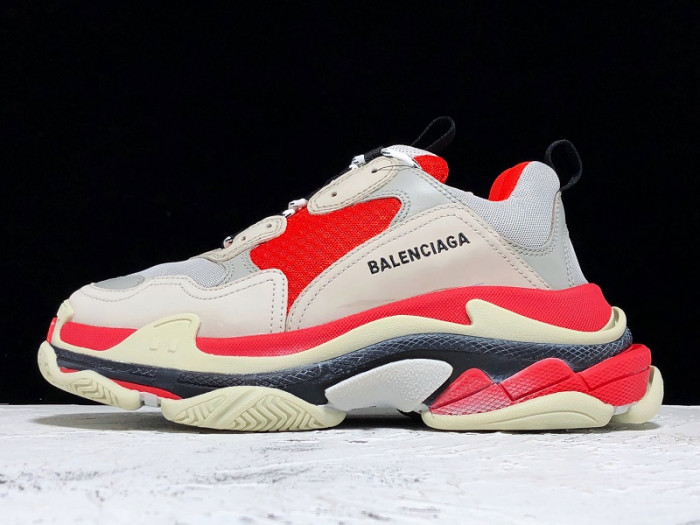BLCG Triple S Red Grey White 536737 W09OH 6495 - CCSHOES