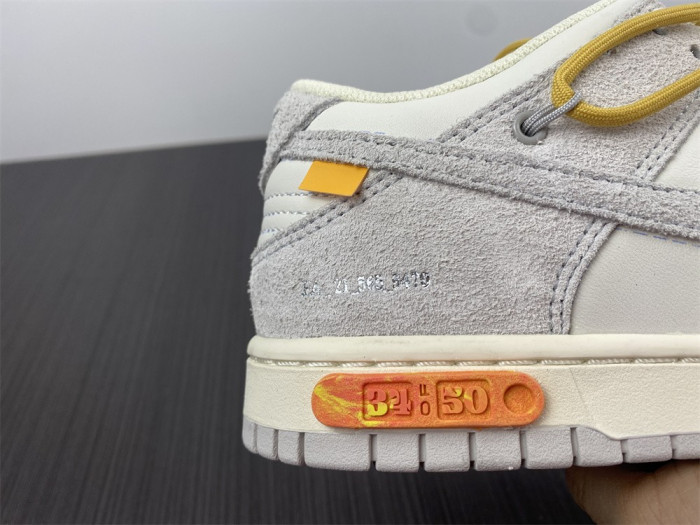 Nike Dunk Low Off-White Lot 34 DJ0950-102 - CCSHOES