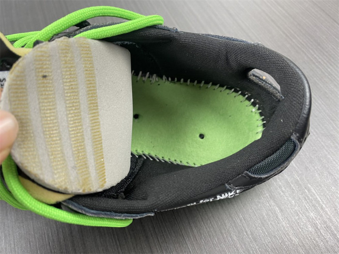 Off-White x Nike Blazer Low "Black / Green" DH7863-001 - CCSHOES