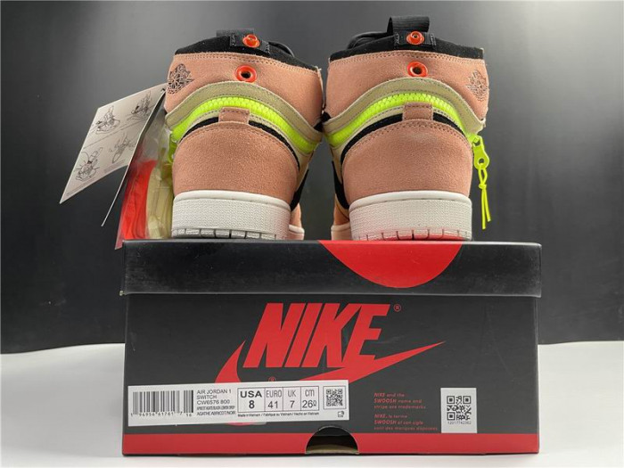 Air Jordan 1 High Switch Peach CW6576-800 - CCSHOES