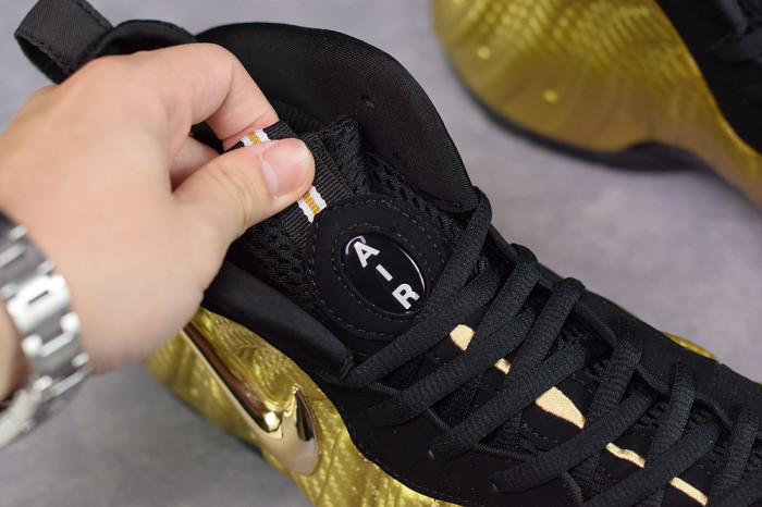 Nike Air Foamposite Pro “Metallic Gold” Black mens 624041-701 - CCSHOES