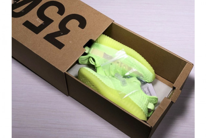 ADIDAS KIDS YEEZY 350 BOOST V2 GREEN Kid-EH5360 - CCSHOES