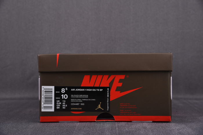 AIR JORDAN 1 HIGH OG TS SP 'TRAVIS SCOTT' 2.0 - CD4487-100 - CCSHOES