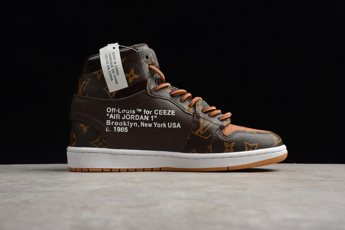 Air Jordan 1 x Off-Louis AJ1 OW AQ0818-158 - CCSHOES