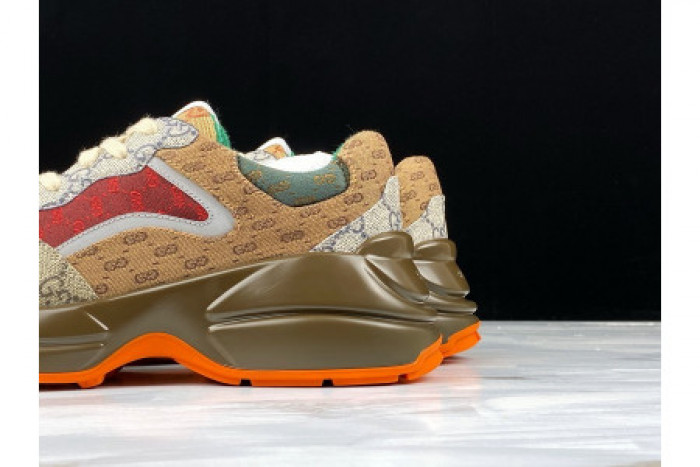 GUCC RHYTON VINTAGE TRAINER SNEAKER 620185 99WG0 6060 - CCSHOES