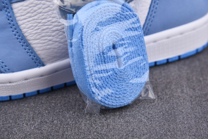 AIR JORDAN 1 RETRO HIGH WHITE UNIVERSITY BLUE BLACK 555088-134 - CCSHOES