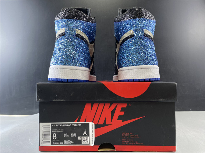 FRAGMENT DESIGN X AIR JORDAN 1 “GLITTER” CK5566-400 - CCSHOES