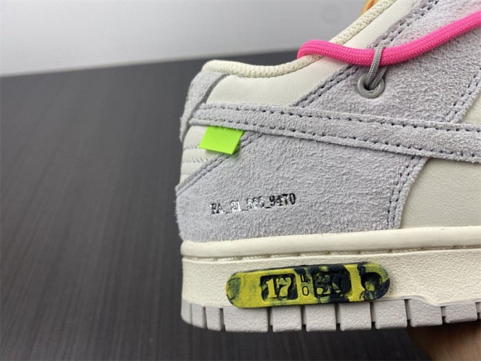 Nike Dunk Low Off-White Lot 17 DJ0950-117 - CCSHOES