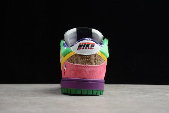 Nike SB Dunk Low Pro IW Purple/Yellow-Violet-Pink 318403-137 - CCSHOES