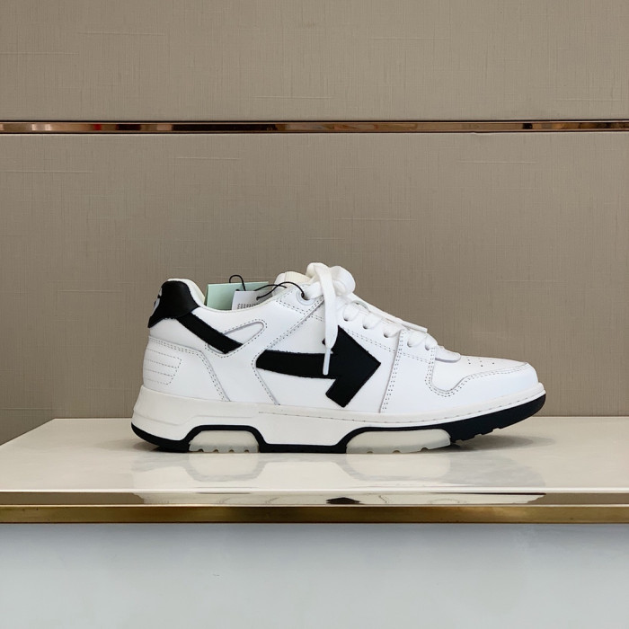 OFF WHITE™ C/O VIRGIL ABLOH OUT OF OFFICE LOW-TOP LEATHER SNEAKERS "OOO" - CCSHOES