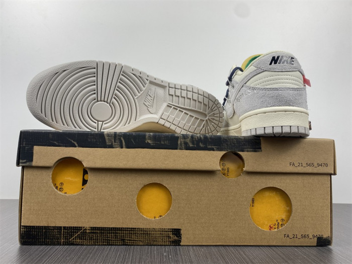 Nike Dunk Low Off-White Lot 20 DJ0950-115 - CCSHOES