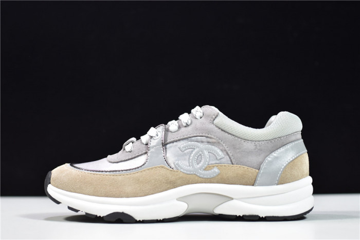 CHNE1 Leather Low Top Sneakers - CCSHOES