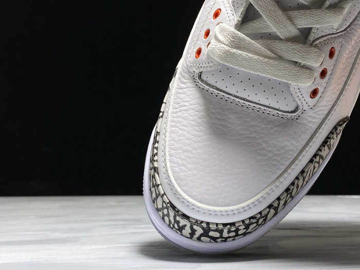 Air Jordan 3 Retro NRG "FREE THROW LINE" white mens 923096-101 - CCSHOES