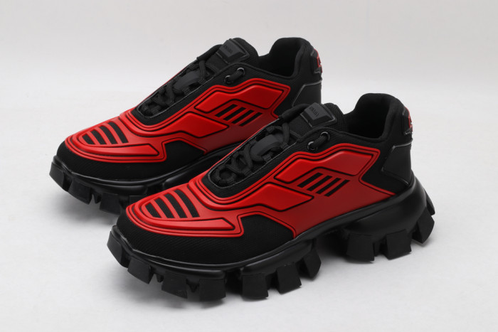 PRAD CLOUDBUST THUNDER KNIT RED AND BLACK - CCSHOES