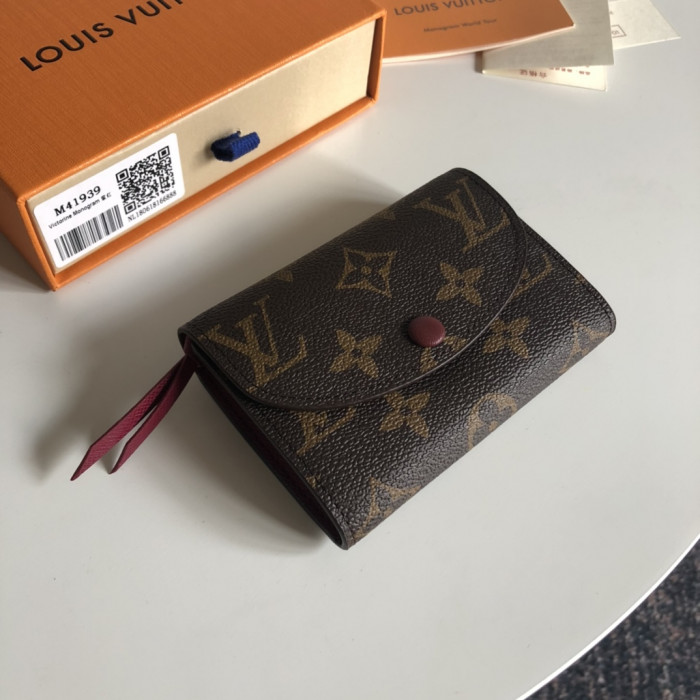 LOUI VUITTO WALLET PURPLE RED M41939 11*8 - CCSHOES