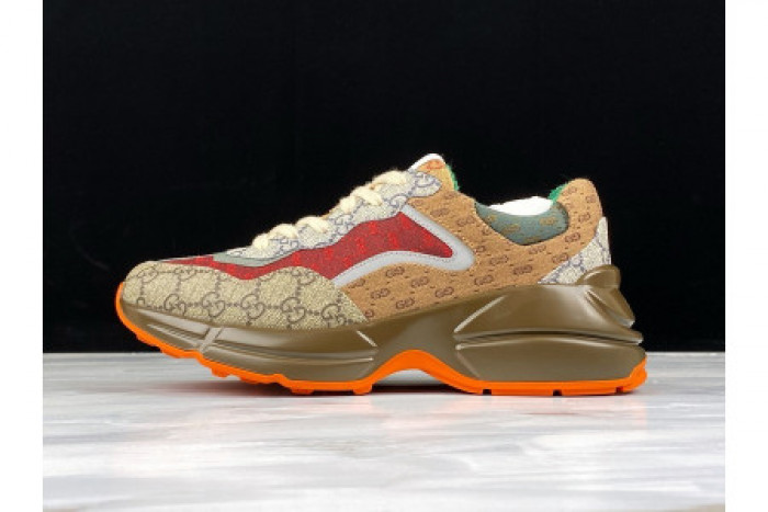 GUCC RHYTON VINTAGE TRAINER SNEAKER 620185 99WG0 6060 - CCSHOES