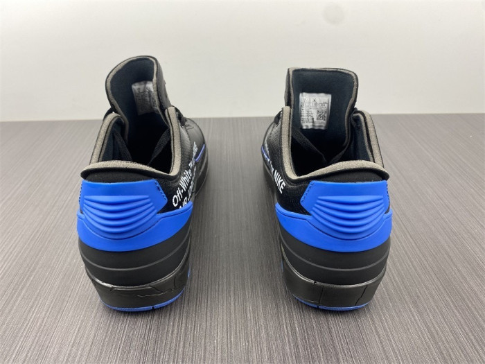 Jordan 2 Retro Low SP Off-White Black Blue DJ4375-004 - CCSHOES