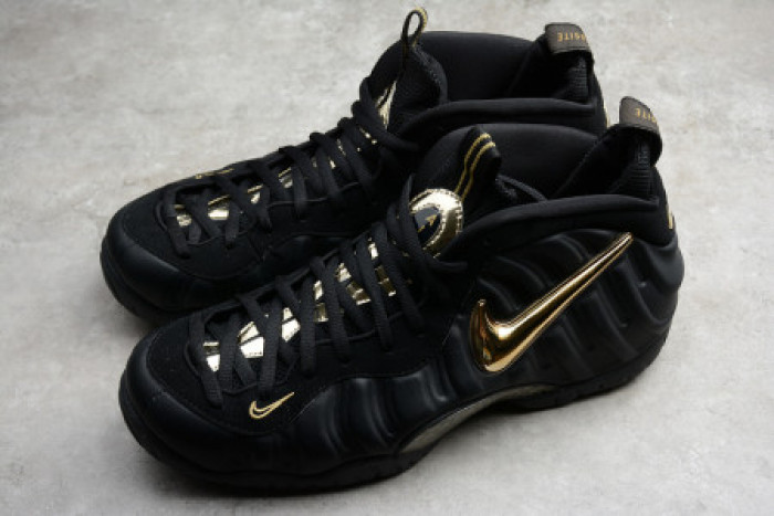 AIR FOAMPOSITE PRO BLACK METALLIC GOLD 624041-009 - CCSHOES