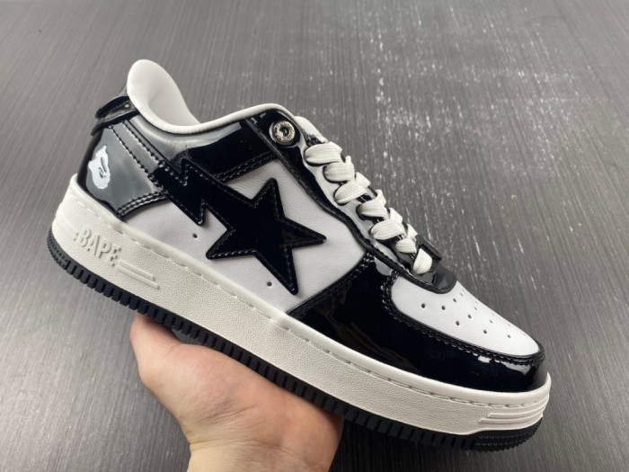 A BATHING APE BAPE STA LOW BLACK 1H70191001 - CCSHOES