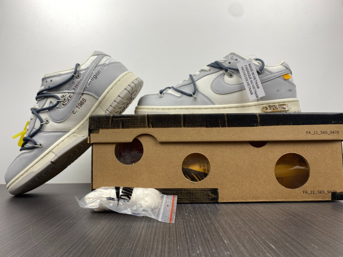 Nike Dunk Low Off-White Lot 41 DM1602-105 - CCSHOES