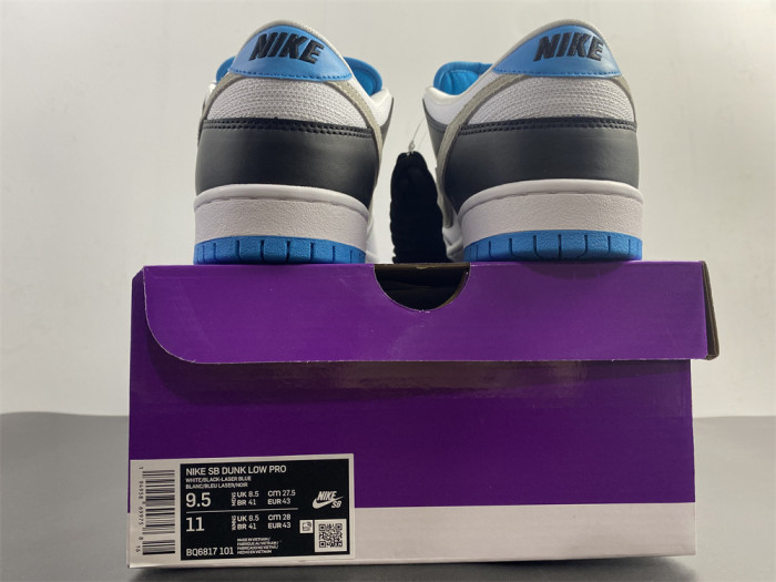 NIKE SB DUNK LOW “LASER BLUE” BQ6817-101 - CCSHOES