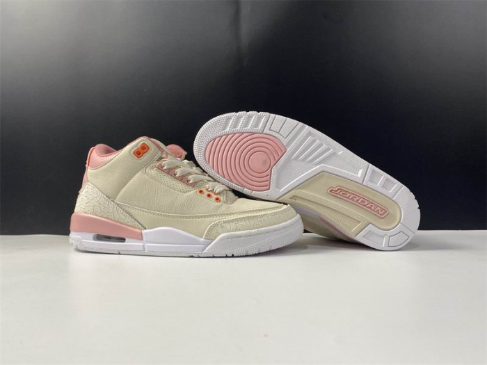 Air Jordan 3 Retro Sail Rust Pink (W) CK9246-116 - CCSHOES