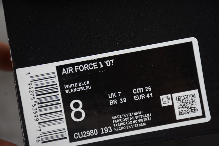 KITH X NIKE AIR FORCE 1'07 GC CU2980-193 - CCSHOES