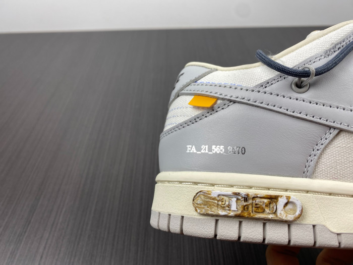 Nike Dunk Low Off-White Lot 41 DM1602-105 - CCSHOES