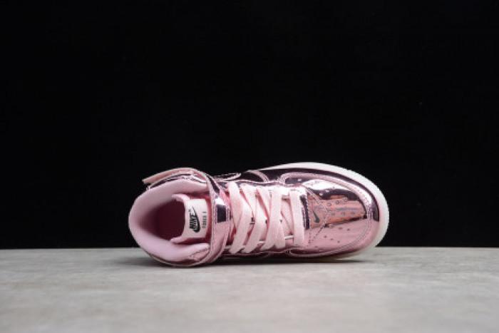 KIDS NIKE AIR FORCE 1 MID WB PINK ROSE 314197-8300 - CCSHOES