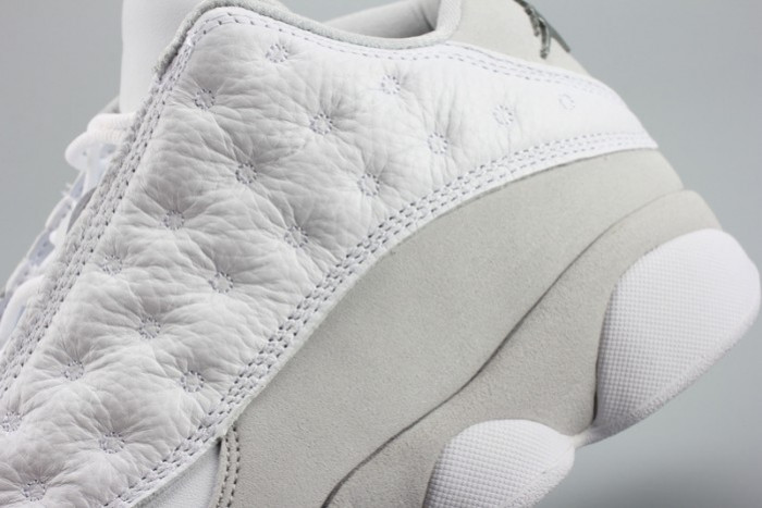 Air Jordan 13 Low“Pure Money” white mens 310810-100 - CCSHOES