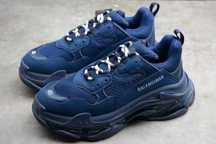 BLCG Triple S Clear Sole Navy 541624 W09O1 4107 - CCSHOES